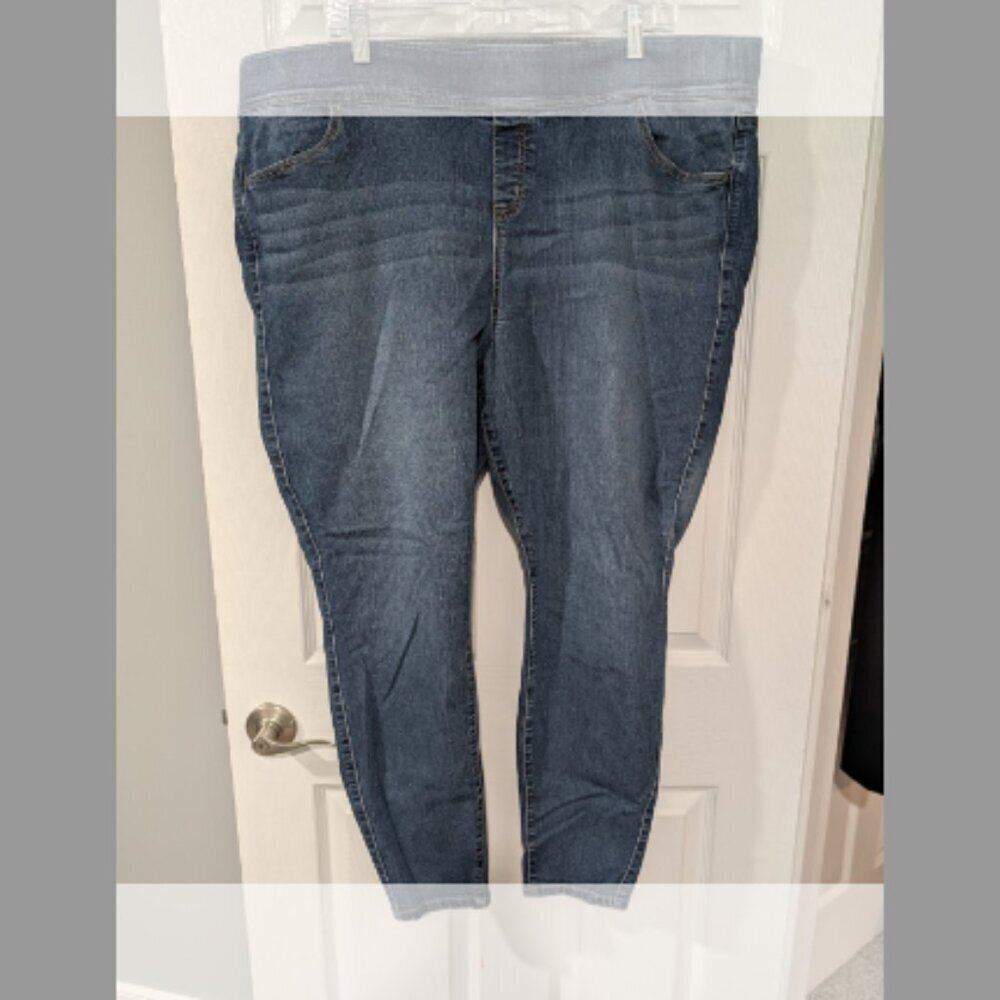 Torrid Medium Wash Lean Jean Skinny Super Stretch High-Rise Jean in Size 3 R